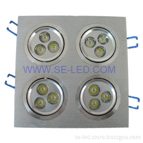 Square Home lighting Warm White LED Ceiling Lamp